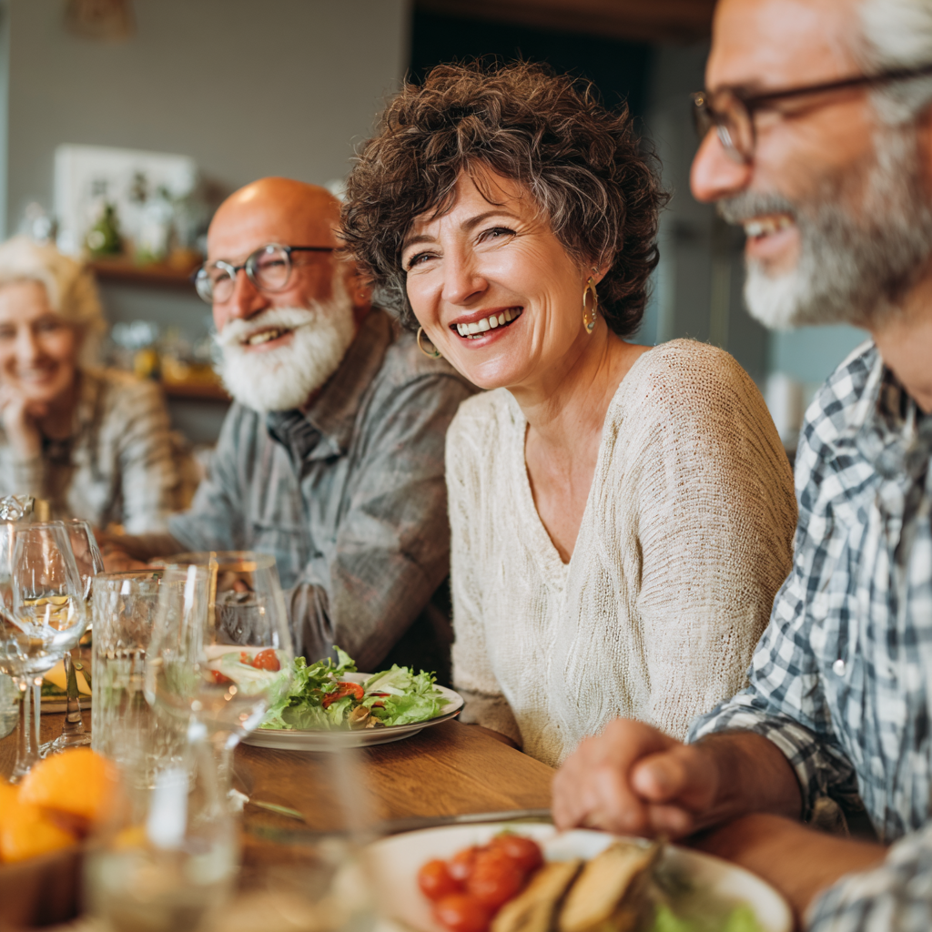 Hungarian adults of different ages demonstrating improved energy and vitality through proper nutrition